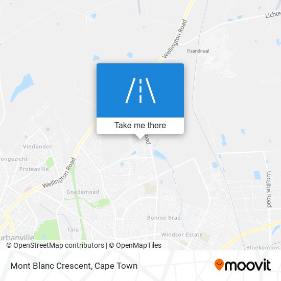 Mont Blanc Crescent map