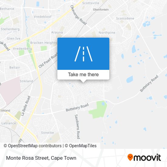 Monte Rosa Street map