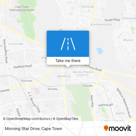 Morning Star Drive map