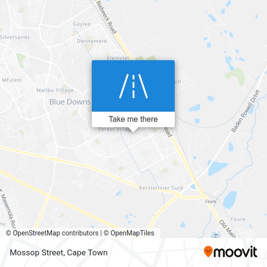 Mossop Street map