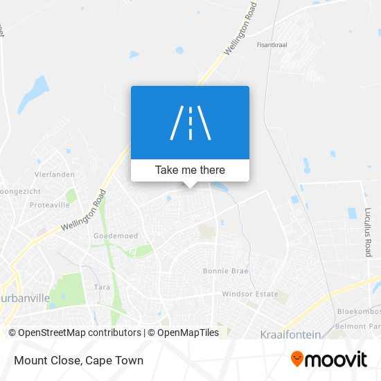 Mount Close map