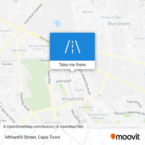 Mthanthi Street map