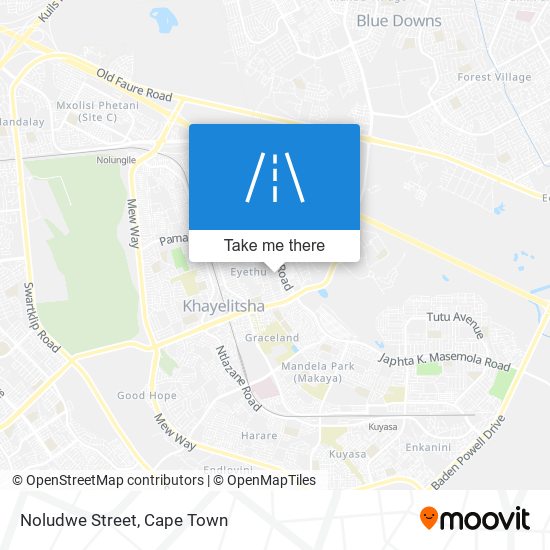 Noludwe Street map