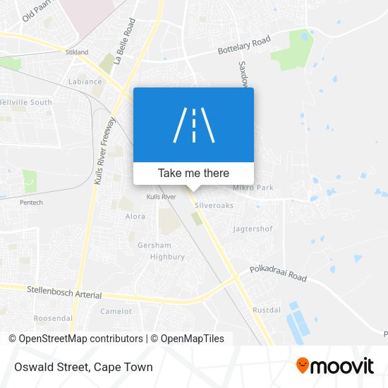 Oswald Street map