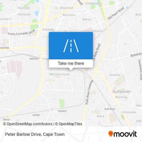Peter Barlow Drive map