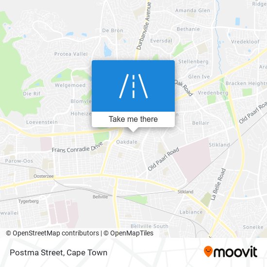 Postma Street map