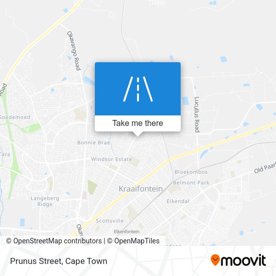 Prunus Street map