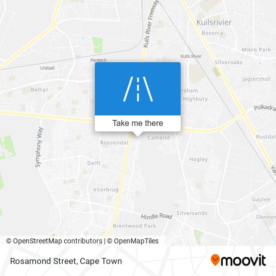 Rosamond Street map