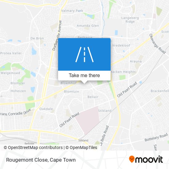 Rougemont Close map