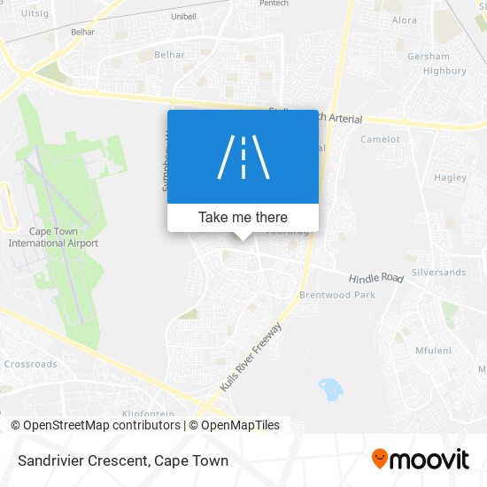 Sandrivier Crescent map