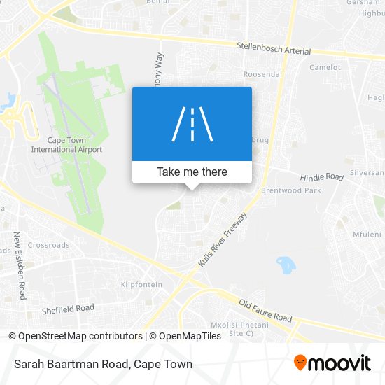 Sarah Baartman Road map