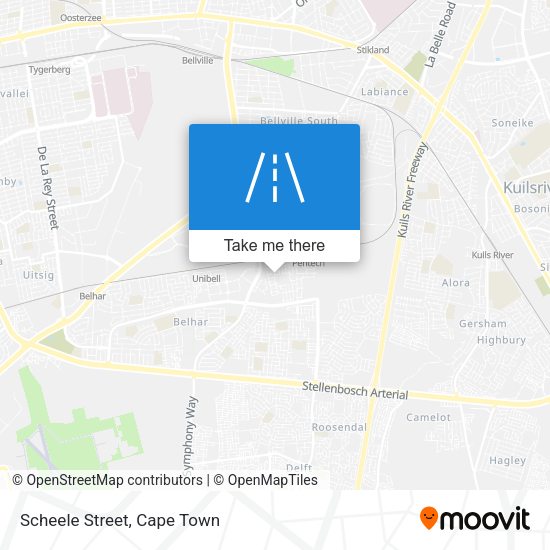 Scheele Street map