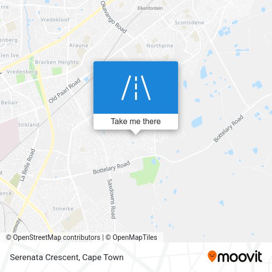 Serenata Crescent map