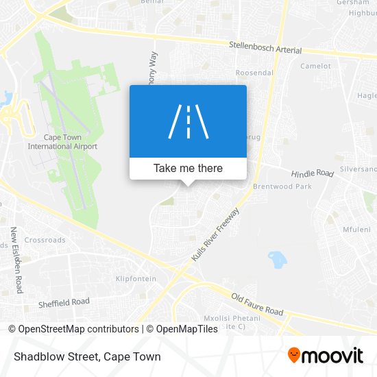 Shadblow Street map