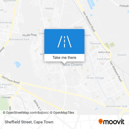 Sheffield Street map