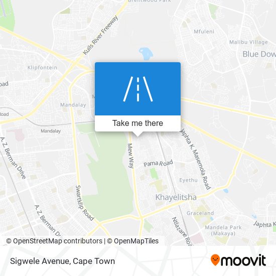 Sigwele Avenue map