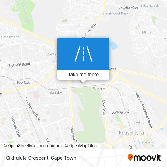 Sikhulule Crescent map
