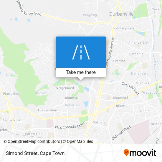 Simond Street map