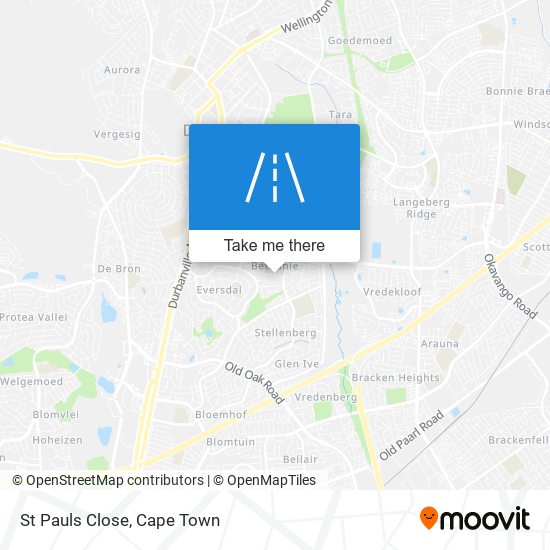 St Pauls Close map