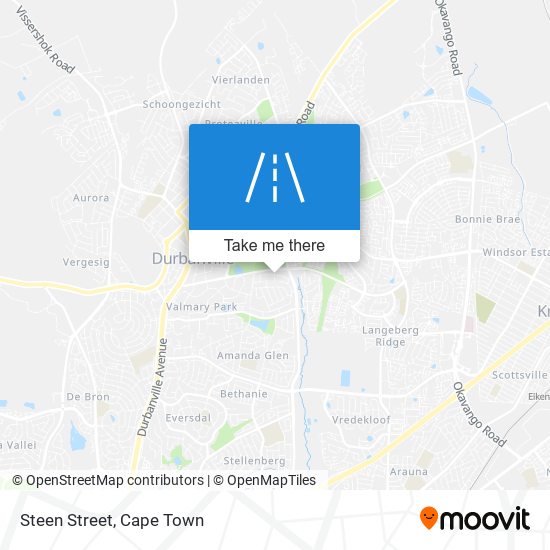 Steen Street map