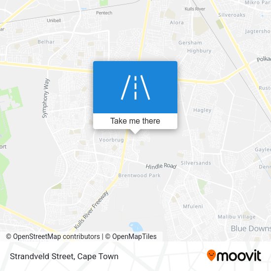 Strandveld Street map