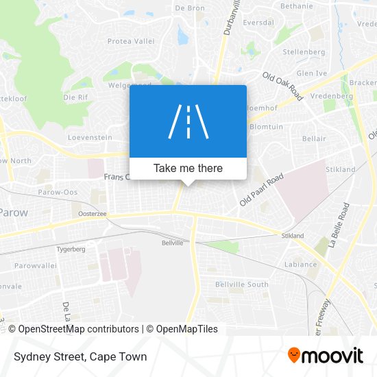 Sydney Street map