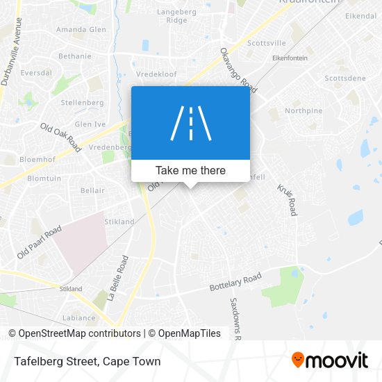 Tafelberg Street map