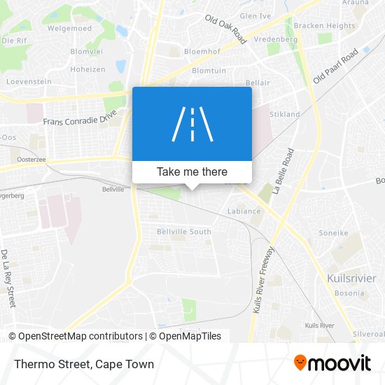 Thermo Street map