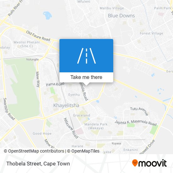 Thobela Street map