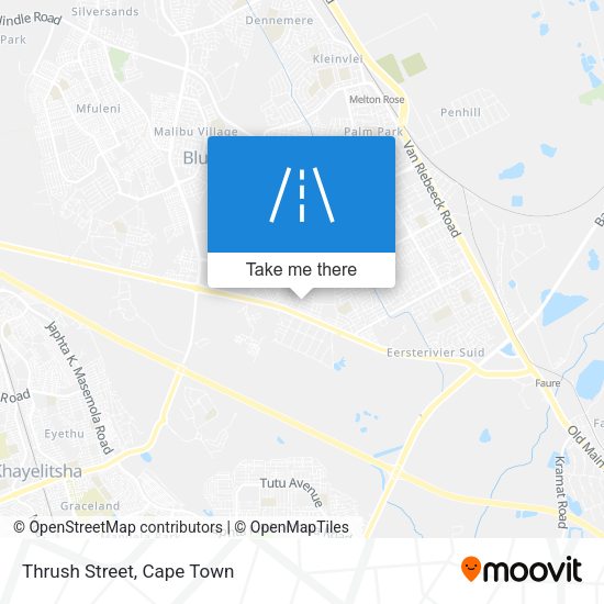 Thrush Street map
