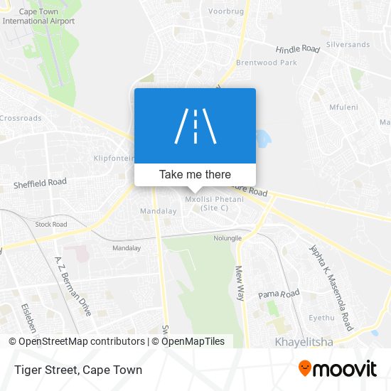 Tiger Street map