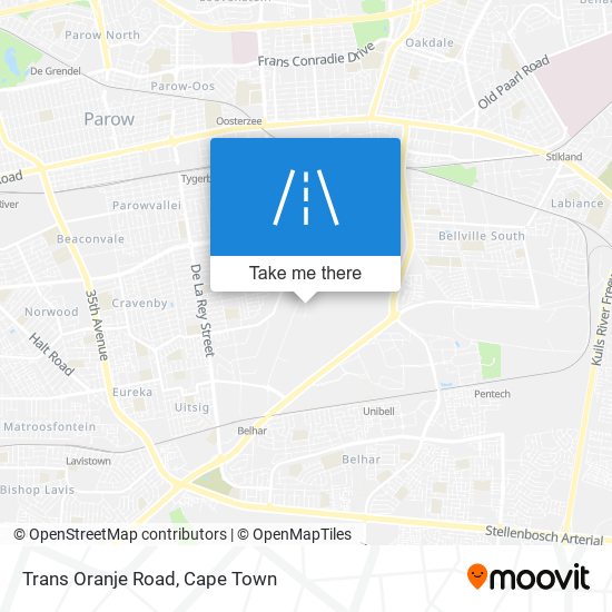 Trans Oranje Road map