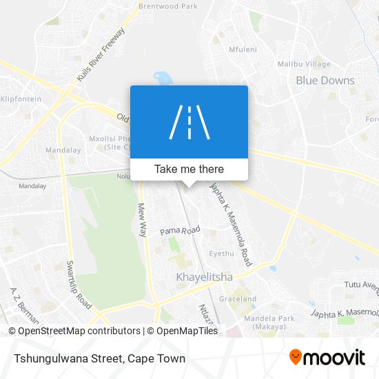 Tshungulwana Street map