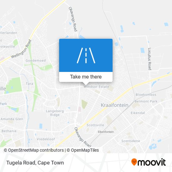 Tugela Road map