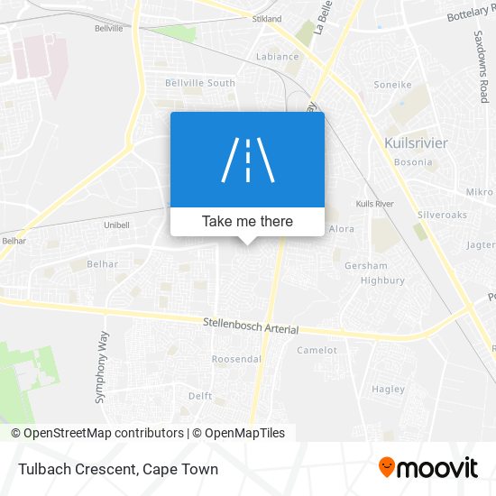 Tulbach Crescent map