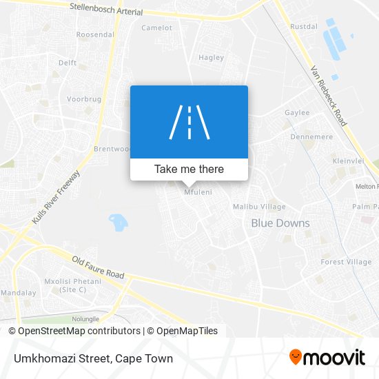 Umkhomazi Street map