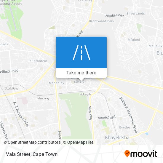 Vala Street map