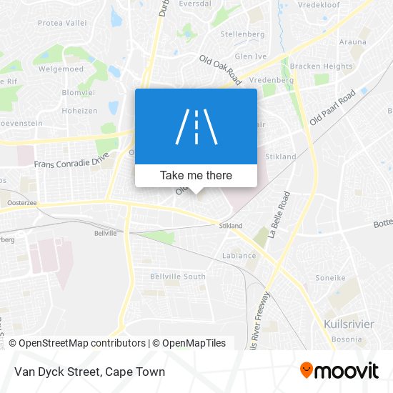 Van Dyck Street map