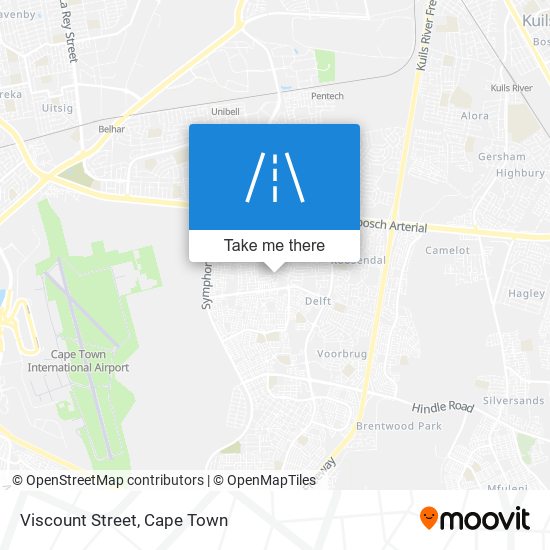 Viscount Street map