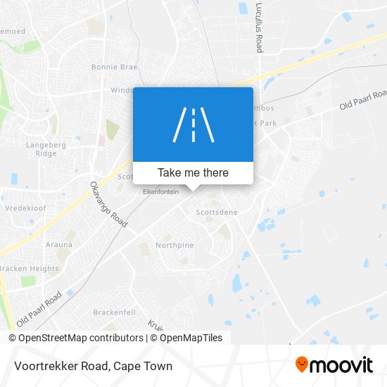 Voortrekker Road map