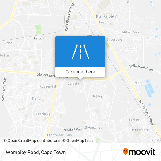 Wembley Road map