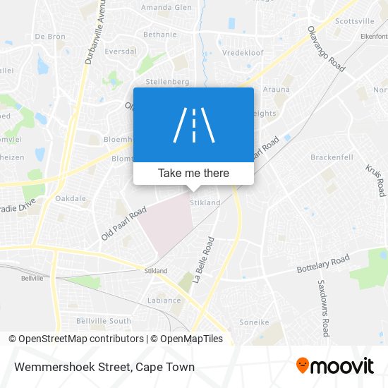 Wemmershoek Street map