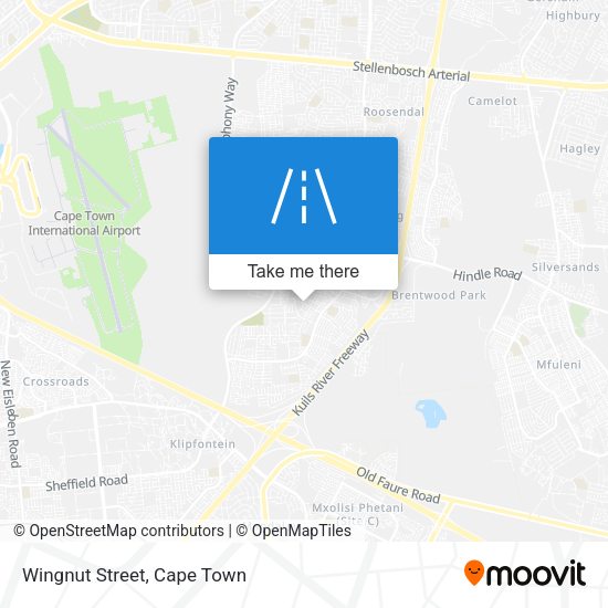 Wingnut Street map
