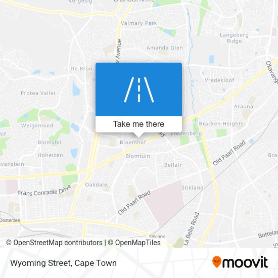 Wyoming Street map