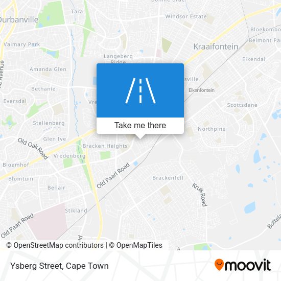 Ysberg Street map
