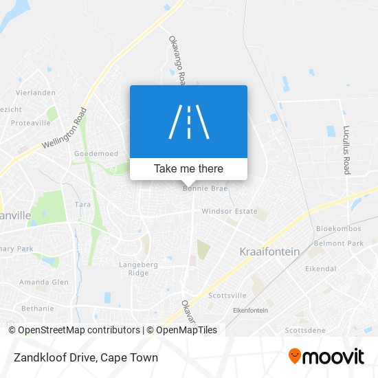 Zandkloof Drive map