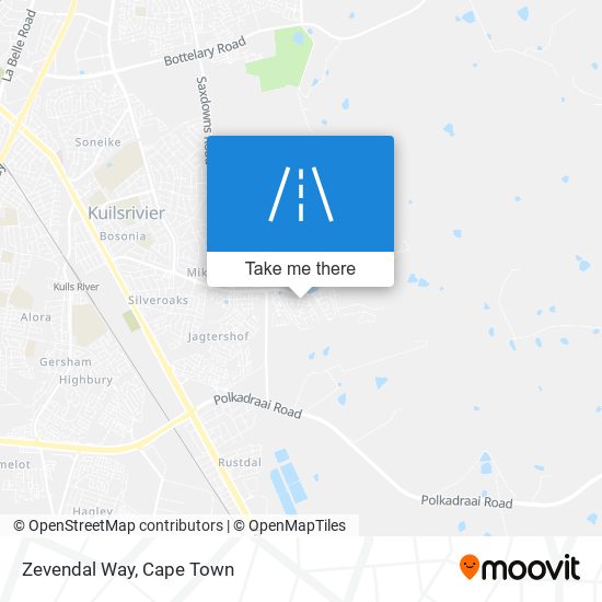 Zevendal Way map