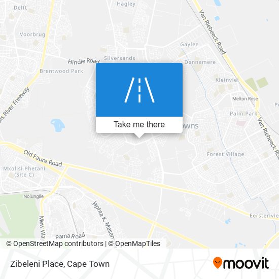 Zibeleni Place map