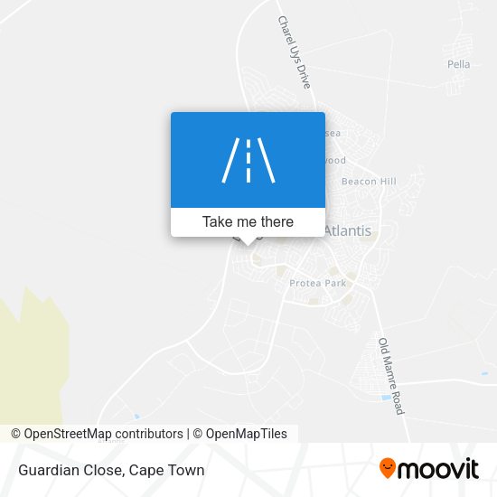 Guardian Close map
