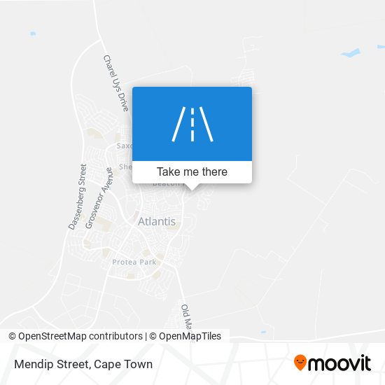 Mendip Street map